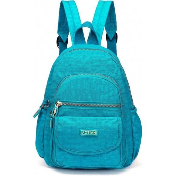 Blue Nylon Womens Backpack main image 5